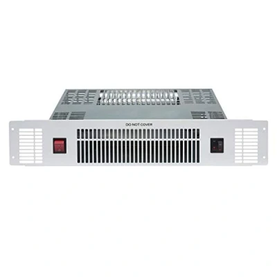 Image of SIA PLH3 2kW White Slimline Electric Built in Kitchen Plinth Space Heater