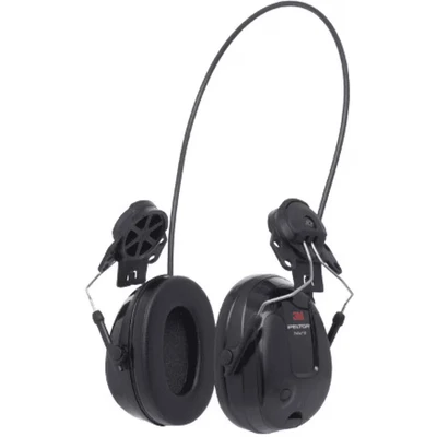 Image of 3M Peltor MT13H220P3E LD ProTac III Slim Headset Black Helmet Att