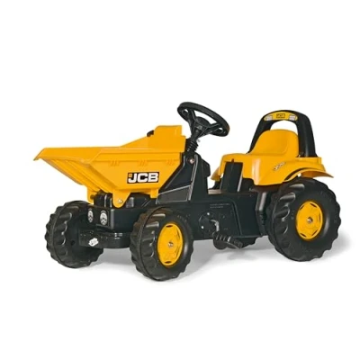 Image of rolly toys S2602424 JCB Licensed Ride on Toy Tipping Dumper, Yellow, 93 x 44 52 cm