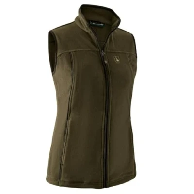 Image of Deerhunter Lady Eagle Fleece Waistcoat Tarmac Green C46C46