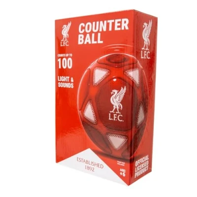 Image of Smart Ball Liverpool Counter For keepie uppies, SBCB1BNP LFC Football, Comes With lights and Sounds, Red &amp; White, One Size