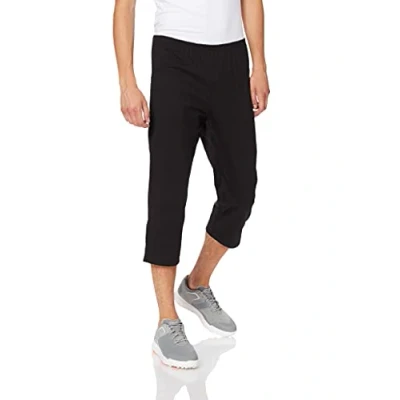 Image of Trigema Men&#039;s Damen 3/4 Freizeithose Sports Trousers, Black Schwarz (Schwarz 008), 36 (Herstellergröße: S)