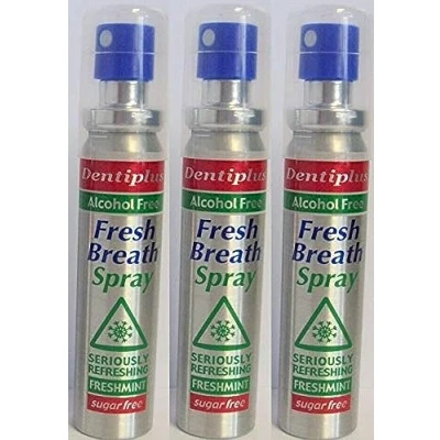 Image of Dentiplus Fresh Breath Spray FRESHMINT 25ml Sugar Free, Alcohol Free (5)