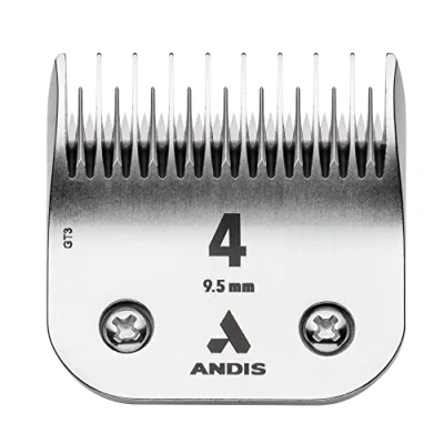 Image of Andis 72625 Carbon Infused Steel Edge Dog Clipper Blade, Size 4 Skip Tooth, 3/8 Inch Cut Length