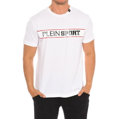 Image of Plein Sport TIPS405 Mens short sleeve t shirt White material_cotton Size Large