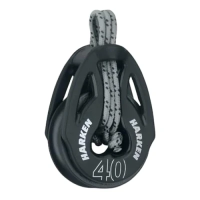 Image of HARKEN Sailing Dinghy Boat &amp; Yachting T2 Soft Attach Block 214 Lightweight Size 40mm