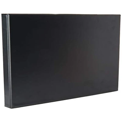 Image of Grafoplás Folder A3 PVC 4 W 25 mm with Bag Int., Black