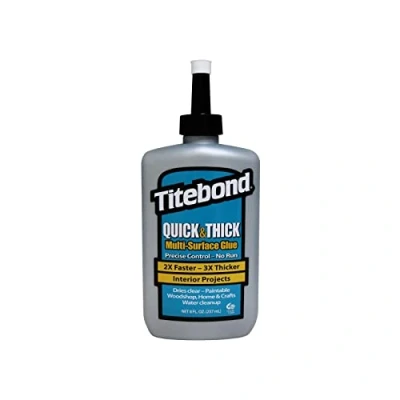Image of 2 xTitebond 8oz Quick &amp; Thick Multi Purpose Glue 237ml 2403