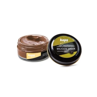 Image of Shoe Care Cream, Intensive Leather and Nourishing, Kaps Delicate, 109 Gazelle, 50ml 1.70 fl.oz.