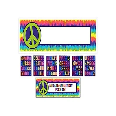 Image of amscan 60s Groovy Personalised Giant Banner 165cm x 50.8cm