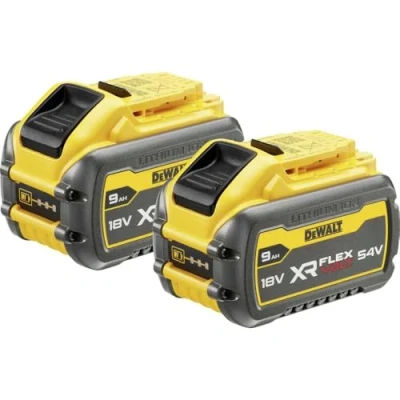 Image of Dewalt Battery 18 V XR Flex Volt Replacement DCB547 Backwards Compatible for Both 54 and Tools Pack of 2