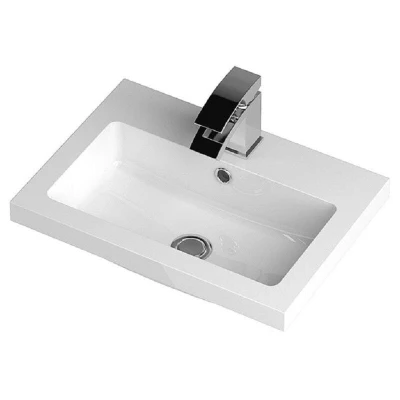 Image of Hudson Reed Rear Tap Polymarble Basin 500mm Wide 1 Hole