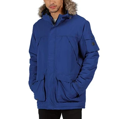 Image of Regatta Mens Salinger II Waterproof Insulated Parka Jacket Royal Blue XXL