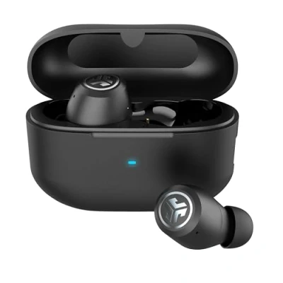 Image of JLab JBuds ANC 3 Smart Active Noise Cancelling Earbuds, Bluetooth Earphones, 42+ Hr Playtime Wireless Headphones, IP55 Sweat Resistant In Ear Buds with Microphone, EQ3 Sound &amp; USB Charging Case