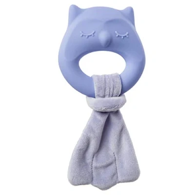 Image of Mary Meyer Leika Silicone Baby Teether, 23 Centimetres, Little Owl