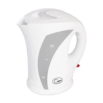Image of Quest 35010 1.7 Litre Kettle Strix Controller LED Switch Dual Water Indicator Removable and Washable Filter, Plastic, 2000 W, liters, Plain White