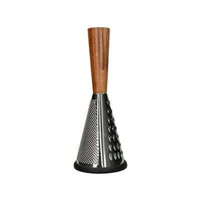 Image of MasterClass Gourmet Cheese Small Vintage Style Conical Grater with Wooden Handle, 11 x 28 cm (4.5&#039;&#039; 4.5&#039;&#039; 11&#039;&#039;)