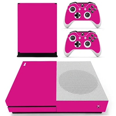 Image of DOTBUY Vinyl Decal Full Body Skin Sticker For Microsoft Xbox One S Console And 2 Controllers Kinect 2.0 (All Rose)