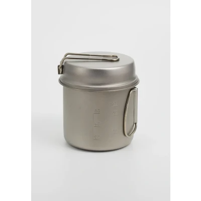 Image of Snow Peak Men&#039;s Trek 900 Titanium Cookset, SCS 008T, Japanese, Ultralight and Compact for Backpacking Camping, Made in Japan, Lifetime Product Guarantee, One Size