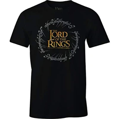 Image of The Lord Of Rings Men&#039;s Melotrmts003 T Shirt, Black, M