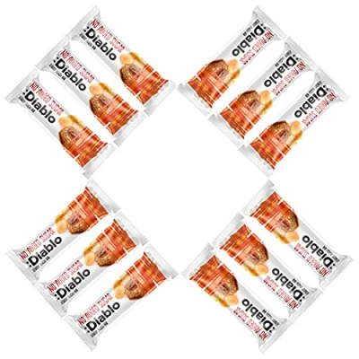 Image of Diablo Apricot Muesli Bar No Added Sugar Sweetened with Maltitol Breakfast Bars Diabetic Friendly 30g (Pack Of 12)