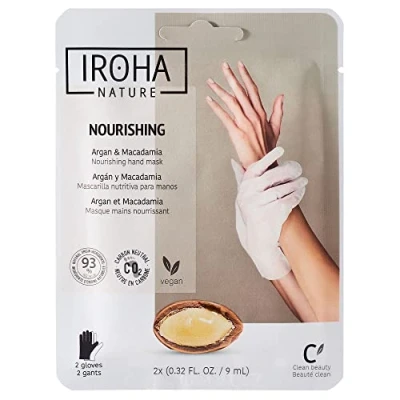 Image of Iroha Nature NOURISHING Gloves Mask for Hands Argan
