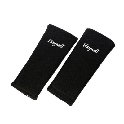 Image of Playwell Martial Arts Black Elasticated Full contact Padded Both sides Forearm Guards Medium