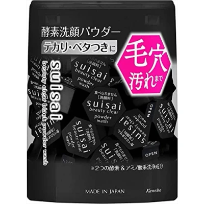 Image of Kanebo Suisai Beauty Clear Black Face Wash Powder 0.4g 32pieces