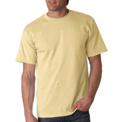 Image of Gildan Mens Ultra Cotton Short Sleeve T Shirt (2XL) (Vegas Gold)