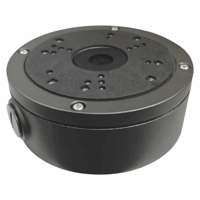 Image of CCTV Camera Junction Box, Deep Base For Security Surveillance Cameras, Outdoor Waterproof Cable Hidden Box CCTV, IP Dome and Bullet Type, Solid Metal Large 135mm (Grey)