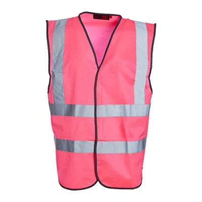 Image of Blackrock Hi Vis Vest, Pink Viz Jacket, Reflective High Vests, PPE Clothing, Vis, Hivisible, Cycling, Security Mens Womens Childs Kids Boys Girls, Running Vest Size 3XL