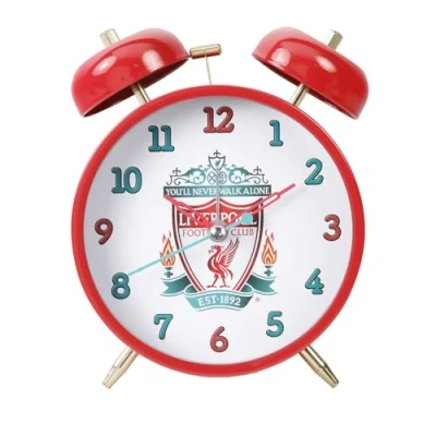 Image of Liverpool Football Club Alarm Clock, Alloy, Red, One Size