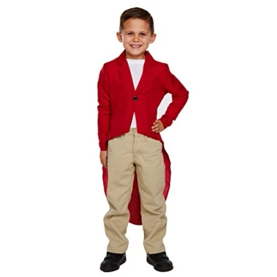 Image of FANCY DRESS CHILD FOX JACKET LARGE 10 12 YRS