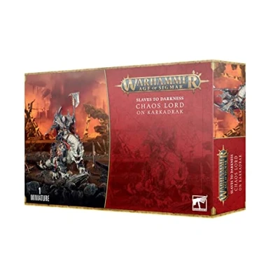 Image of Warhammer Age of Sigmar Games Workshop Slaves to Darkness: Chaos Lord On Karkadrak