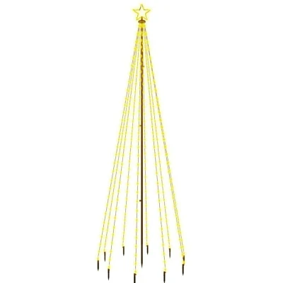 Image of vidaXL Christmas Tree with Spike Warm White 310 LEDs 300 cm