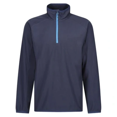 Image of Regatta Professional Lightweight Men&#039;s Navy Blue Navigate Half Zip Fleece, Size: S