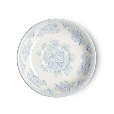 Image of Burleigh Blue Asiatic Pheasants Breakfast Saucer 16cm 6.5&quot;