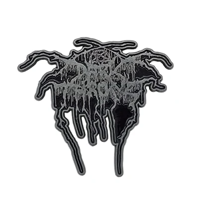 Image of DARKTHRONE logo metal pin/badge