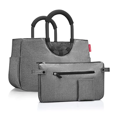 Image of Reisenthel OS7052 LOOPSHOPPER M FRAME TWIST SILVER Gym Bag Women&#039;s Size Unica