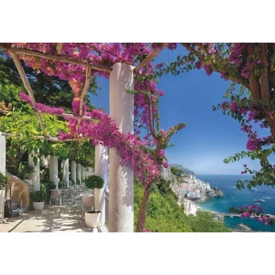 Image of Komar 8 931 368 x 254 cm Italy’s Amalfi Scenic Wallpaper Mural Multi Colour (Pack of 8)