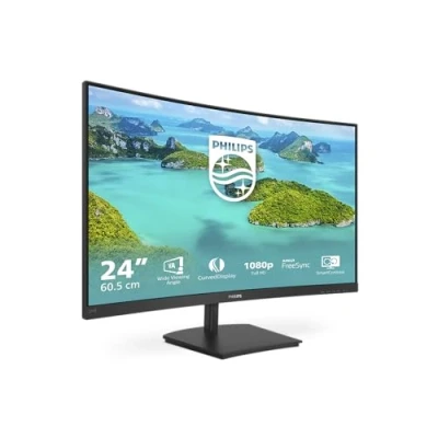 Image of Philips 241E1SC/00 23.6&quot; Full HD Curved Monitor, 75Hz, AMD FreeSync, SmartImage