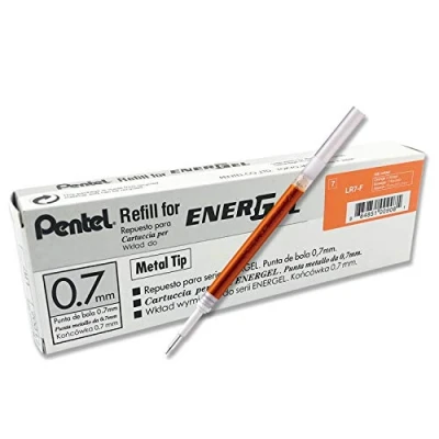 Image of Pentel EnerGel Refill Orange Pack of 12