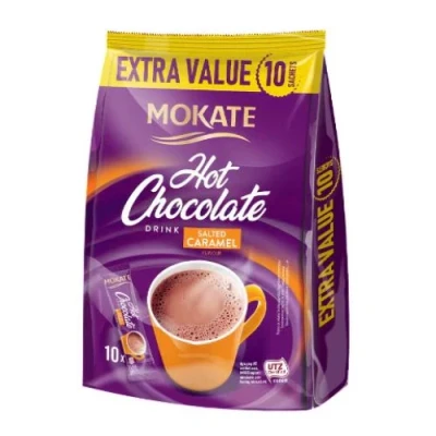 Image of Mokate Salted Caramel Hot Chocolate 10 Pack 180g