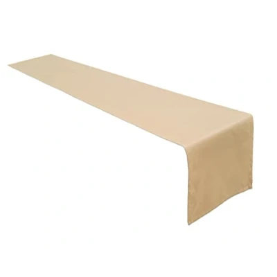 Image of Lemos Home Table Runner Linen Made from 100% Cotton Collection Concept, Choice of Colours and Sizes (Table 40 x 200 cm, Camel)