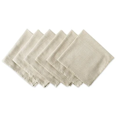 Image of DII Tabletop Collection, Cotton, Taupe, 20&quot; x (Set of 6)