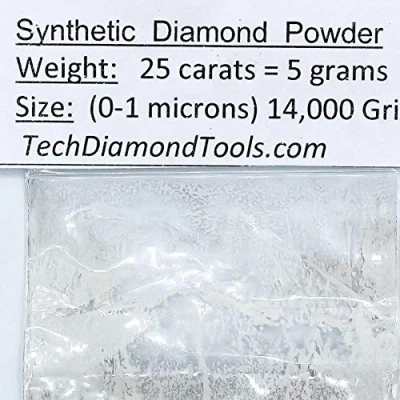 Image of Diamond Powder 14.000 Grit 0 1 Microns 25cts.,=5 Grammes