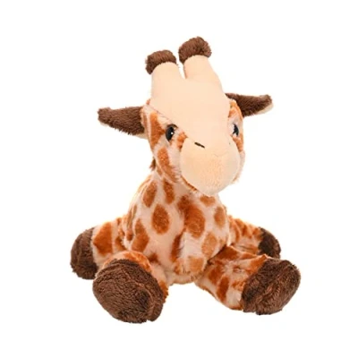 Image of Wild Republic Giraffe Plush, Stuffed Animal, Plush Toy, Gifts for Kids, Hug’Ems, 7 Inches