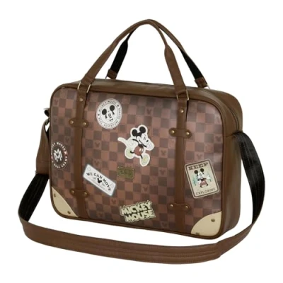 Image of Disney Mickey Mouse Journey Laptop Computer Bag, Brown, 42 x 30 cm