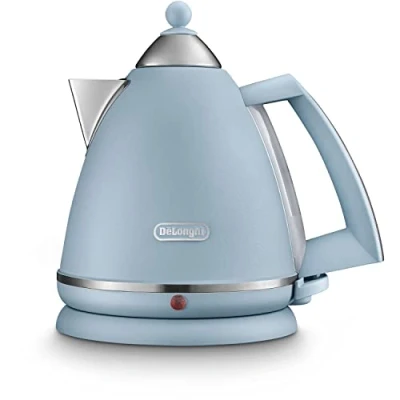 Image of De&#039;Longhi Argento Flora KBX3016.AZ Kettle, 360 Swivel base &amp; cord storage, Blue