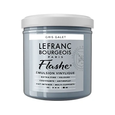 Image of Lefranc Bourgeois Emulsion, Acrylic, Vinyl Paint, Stone Grey, 1 stück (1er Pack)